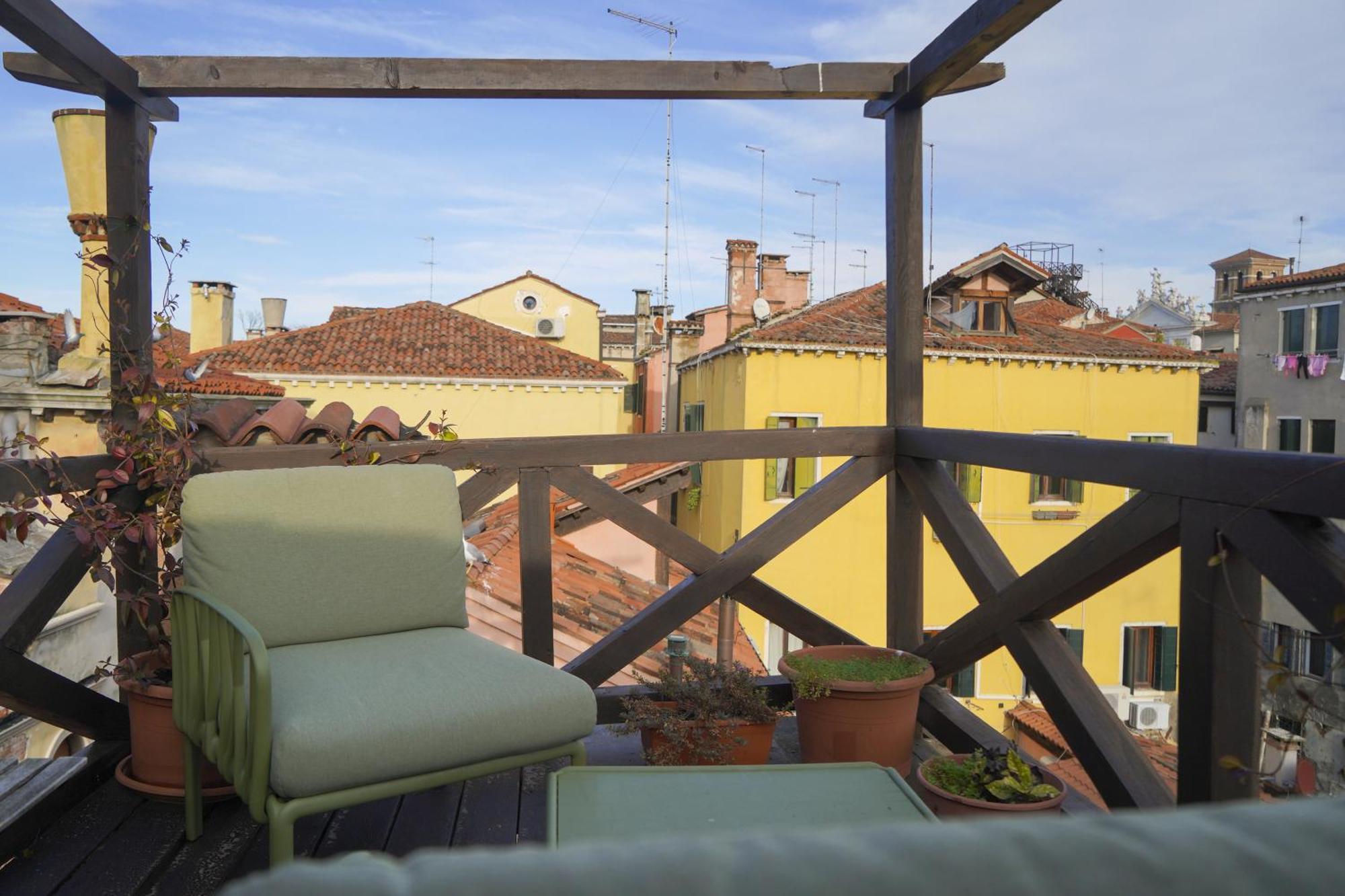 شقة Melusina Roof Terrace البندقية المظهر الخارجي الصورة
