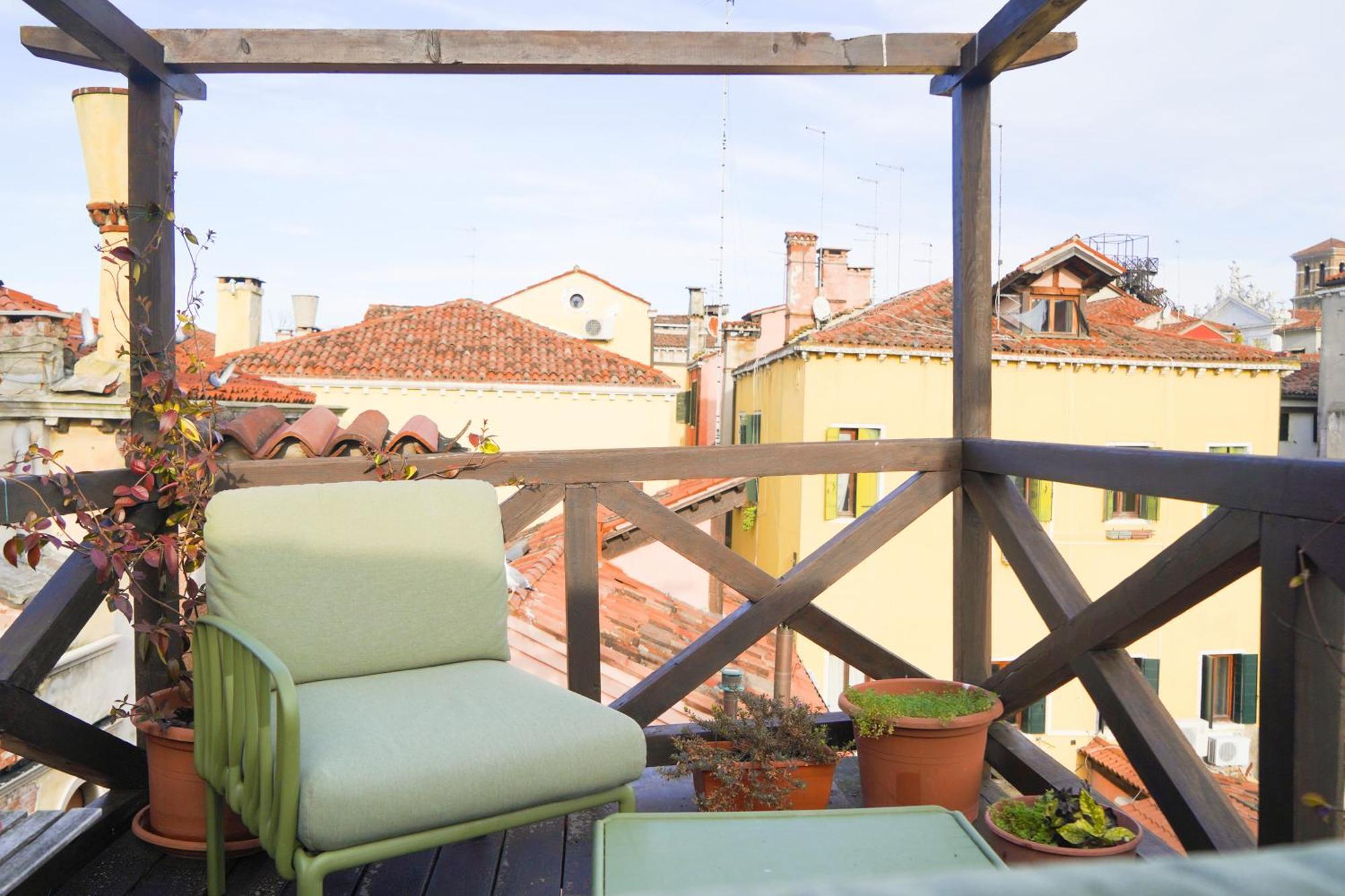 شقة Melusina Roof Terrace البندقية المظهر الخارجي الصورة
