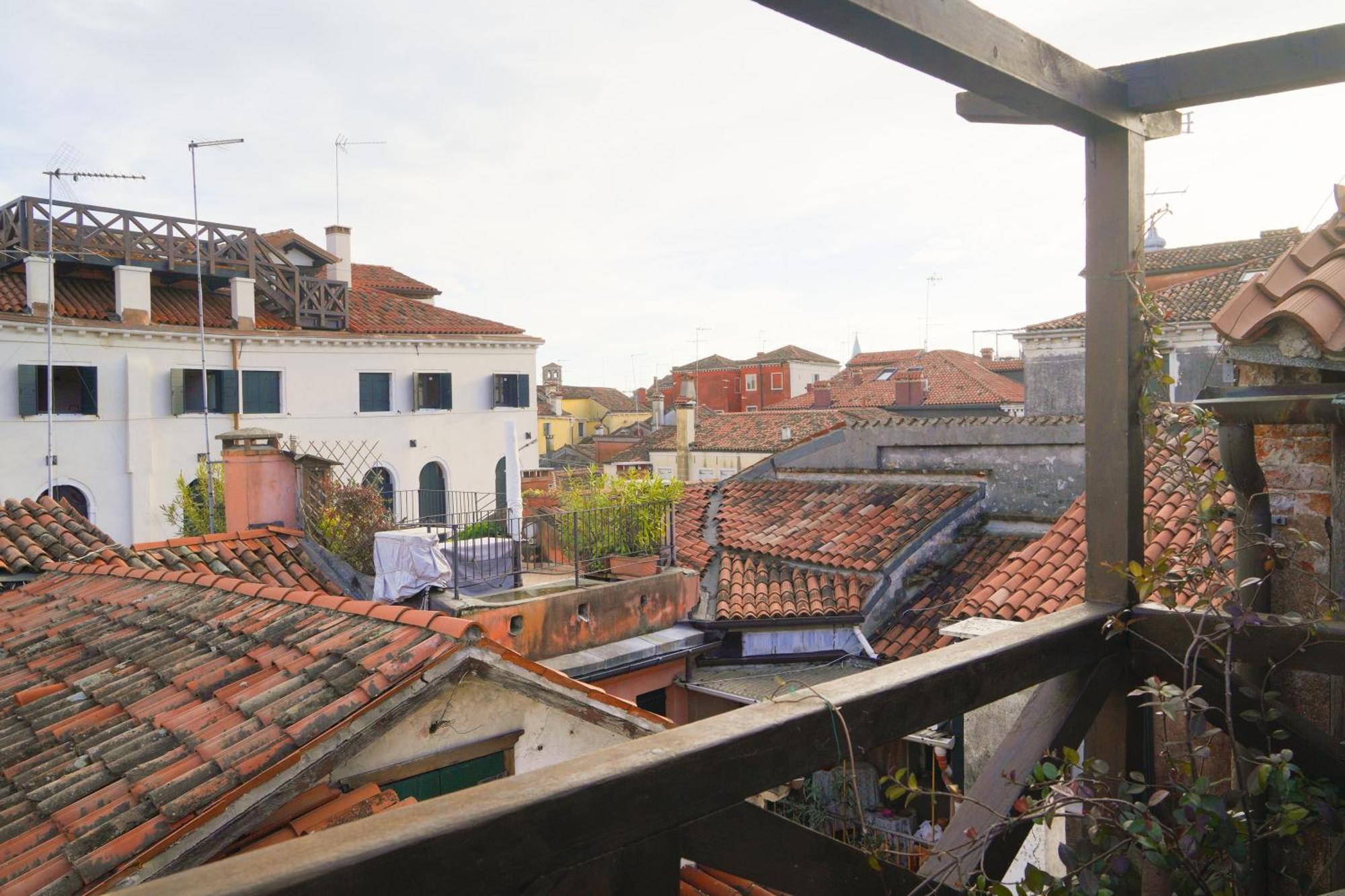 شقة Melusina Roof Terrace البندقية المظهر الخارجي الصورة